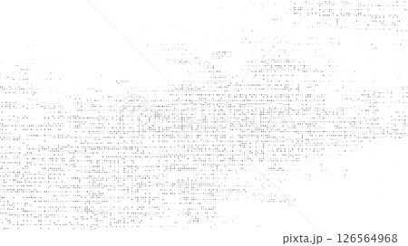 ドットノイズが広がるグランジ風テクスチャ 126564968