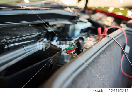 Car Battery Connection Ensuring optimal energy transfer for vehicle performance and safety Car Battery Connection Ensuring optimal energy transfer for vehicle performance and safety 126565211