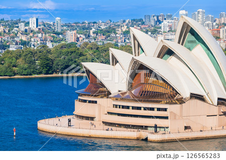 シドニー ハーバーブリッジから見るオペラハウス シドニー ハーバーブリッジから見るオペラハウス 126565283