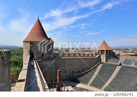 フランス 歴史的城塞都市カルカッソンヌの城壁 フランス 歴史的城塞都市カルカッソンヌの城壁 126566241