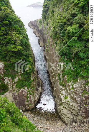 馬ヶ背展望所（スケルッチャ！）から眺める馬ヶ背の柱状節理 126566657