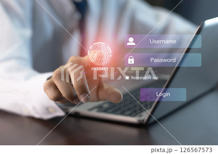using Passkey instead of a code set for maximum security Biometric Lock 126567573