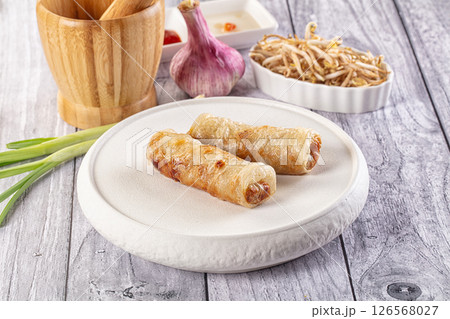 Vietnamese traditional nem roll with meat Vietnamese traditional nem roll with meat 126568027