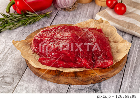 Raw beef meat fillet for cooking 126568299