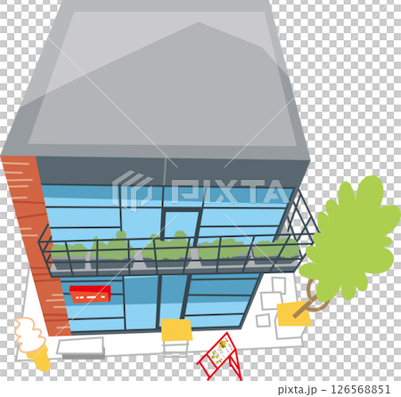 おしゃれな二階建てで落ち着いた感じの一戸建てのお店 126568851