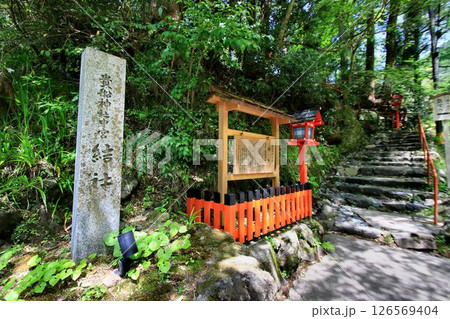 京都・鴨川の水源『貴船川』沿いに建つ… 貴船神社・中社【結社】 126569404