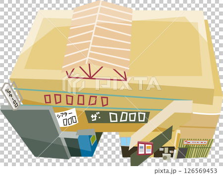 昔ながらの芝居小屋 126569453