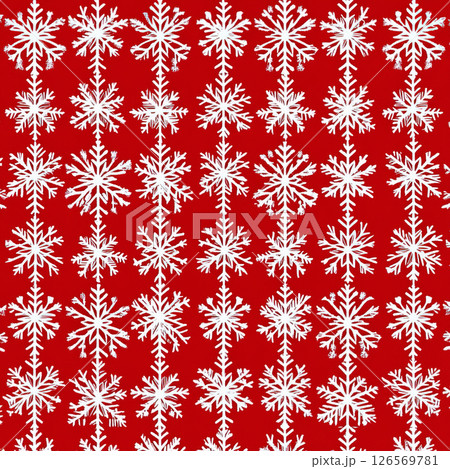 Christmas pattern ornament with snowflakes for background. Seamless pattern. 126569781