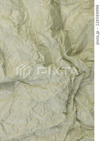 part of a sheet of paper crumpled after use part of a sheet of paper crumpled after use 126569998