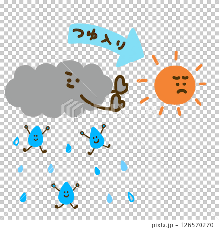 雨季的插圖 126570270