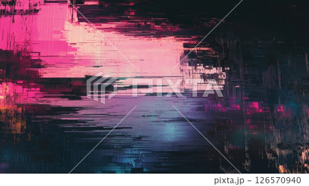 Glitch Displacement Texture Abstract Background 126570940
