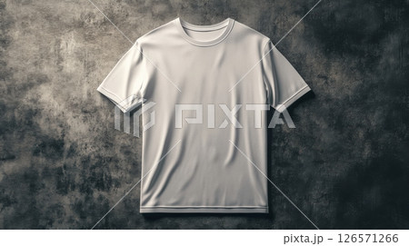 Blank T-Shirt. Apparel Mockup For Your Design 126571266