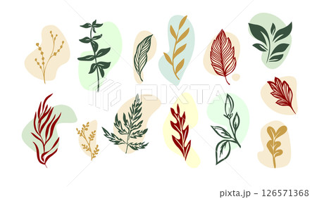 Flower objects, vector flowers pot icon, colored illustration, silhouette design. hand drawn. Not AI, Vector Flower objects, vector flowers pot icon, colored illustration, silhouette design. hand drawn. Not AI, Vector 126571368