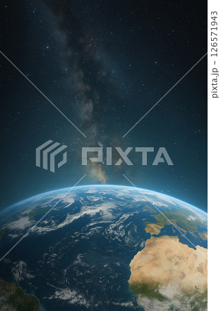 宇宙から見た地球 126571943