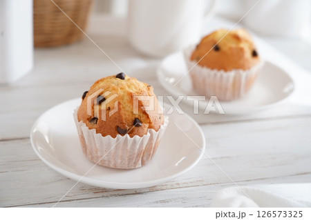 チョコチップマフィン 126573325