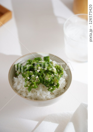 オクラご飯 126573420