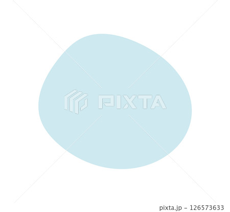 Blue cloud shape in flat graphic style. Fluffy character of a cloud with soft edges. Isolated light blue shape in digital, cartoon design, ideal for weather backgrounds and illustrations. Blue cloud shape in flat graphic style. Fluffy character of a cloud with soft edges. Isolated light blue shape in digital, cartoon design, ideal for weather backgrounds and illustrations. 126573633