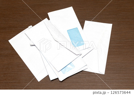 Blank open letter envelopes 126573644