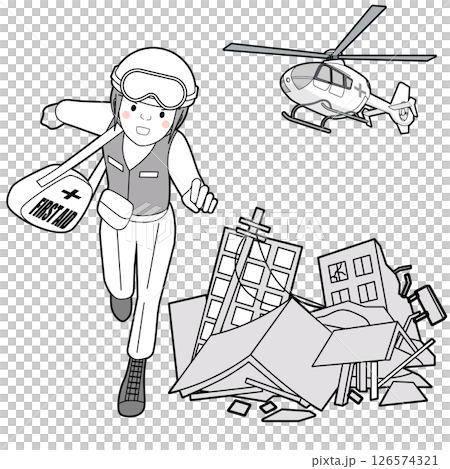 DMAT災害派遣医療チーム DMAT災害派遣医療チーム 126574321