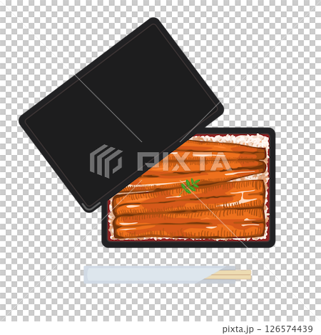 うな重のイラスト うな重のイラスト 126574439