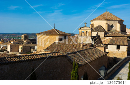 Cuenca cityscape with Church of San Pedro and former Carmelite monastery 126575614