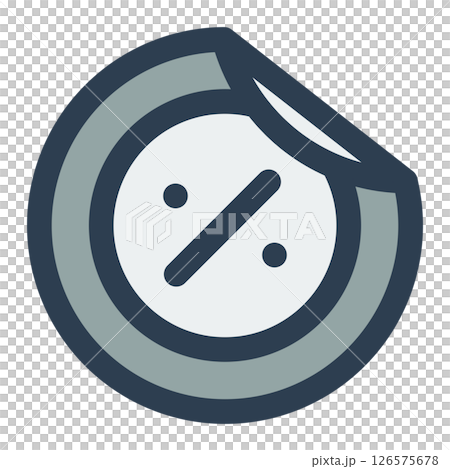 discount label icon 126575678