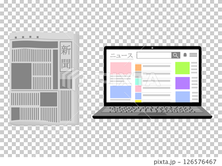 報紙新聞和電腦線上新聞 126576467