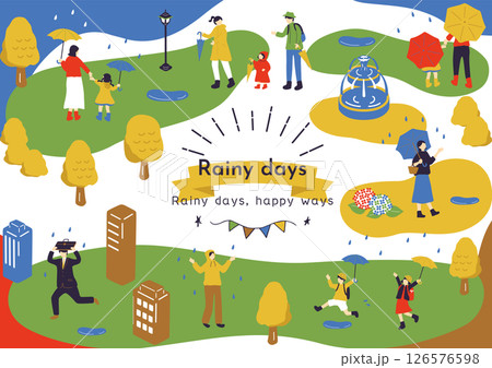 雨の季節 126576598