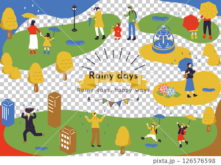 雨の季節 126576598