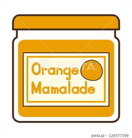 オレンジマーマレードのイラスト 126577306
