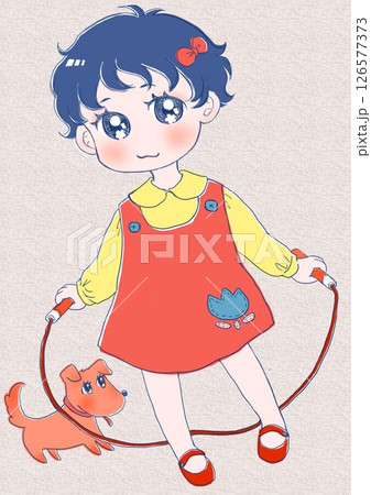 なわとび女の子 126577373