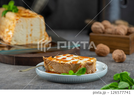 Delicious Molotof Pudding Slice Delicious Molotof Pudding Slice 126577741