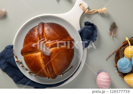 Portuguese Folar and Easter Elements 126577759
