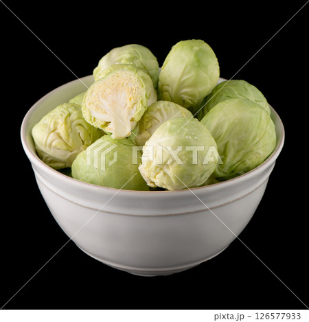Fresh brussels sprouts 126577933