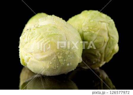 Fresh brussels sprouts Fresh brussels sprouts 126577972