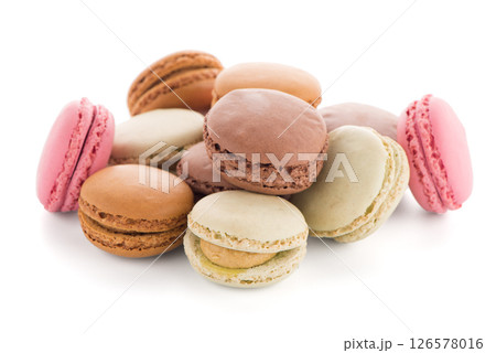 Colorful French Macarons 126578016