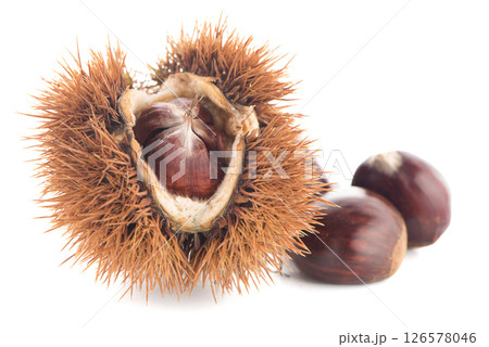 Chestnuts with shell Chestnuts with shell 126578046