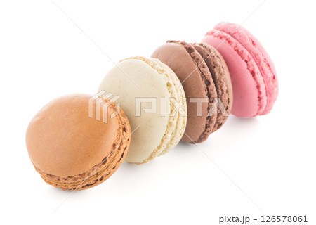 Colorful French Macarons 126578061