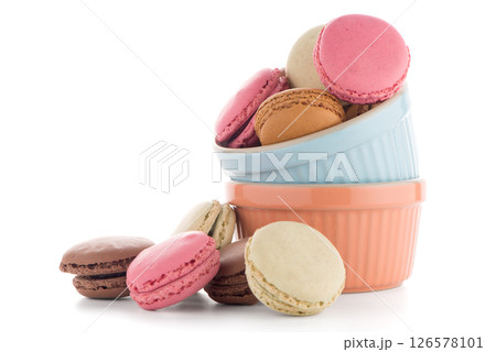 Colorful French Macarons Colorful French Macarons 126578101