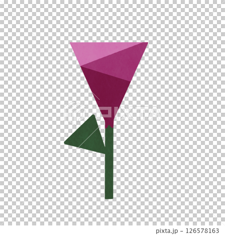 三角の花(ピンク) 三角の花(ピンク) 126578163