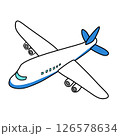 シンプルな飛行機 シンプルな飛行機 126578634