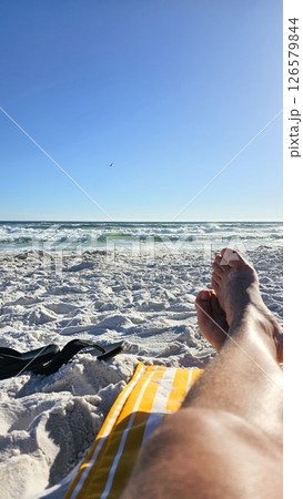 Relaxing Beach Getaway Sun, Sand, and Serenity for the Perfect Vacation Moment 126579844