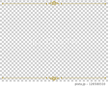 Antique star-shaped frame - Gold Antique star-shaped frame - Gold 126580310