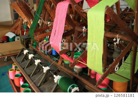 秩父銘仙館の糸撚り機 126581181