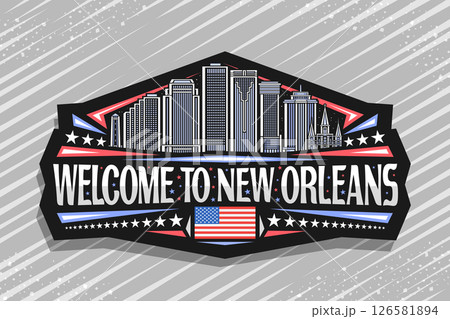 Vector logo for New Orleans 126581894