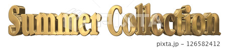 3DCG文字「Summer Collection（サマーコレクション）」 126582412
