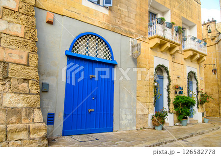 マルタにある最古の都市イムディーナのとても美しい風景 126582778