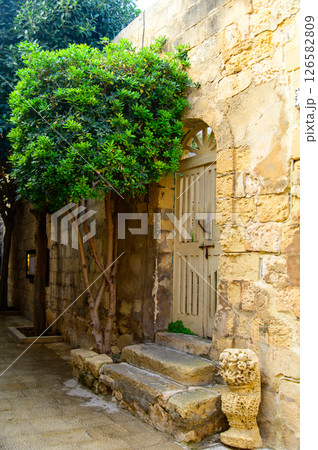 マルタにある最古の都市イムディーナのとても美しい風景 126582809