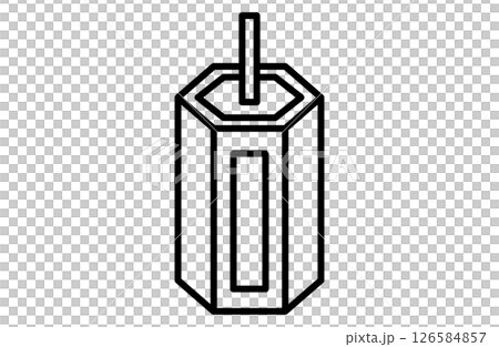 おみくじのシンプルアイコンベクターイラスト 正月 縁起物 日本 和風 おみくじのシンプルアイコンベクターイラスト 正月 縁起物 日本 和風 126584857