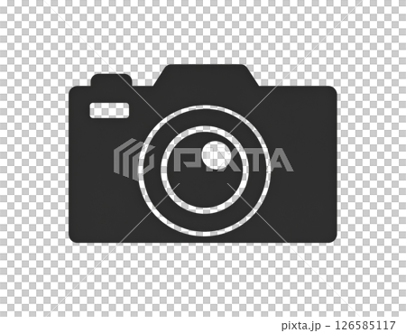 Monochrome design camera illustration 126585117